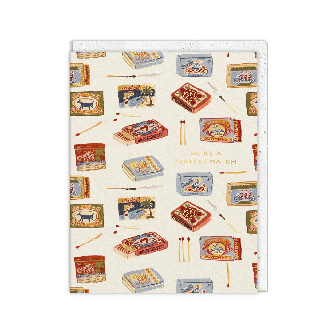 OHH DEER Greeting Card Perfect Match