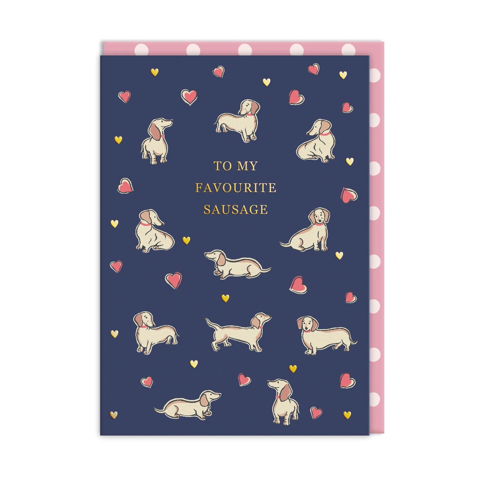 OHH DEER Greeting Card My Favourite Sausage