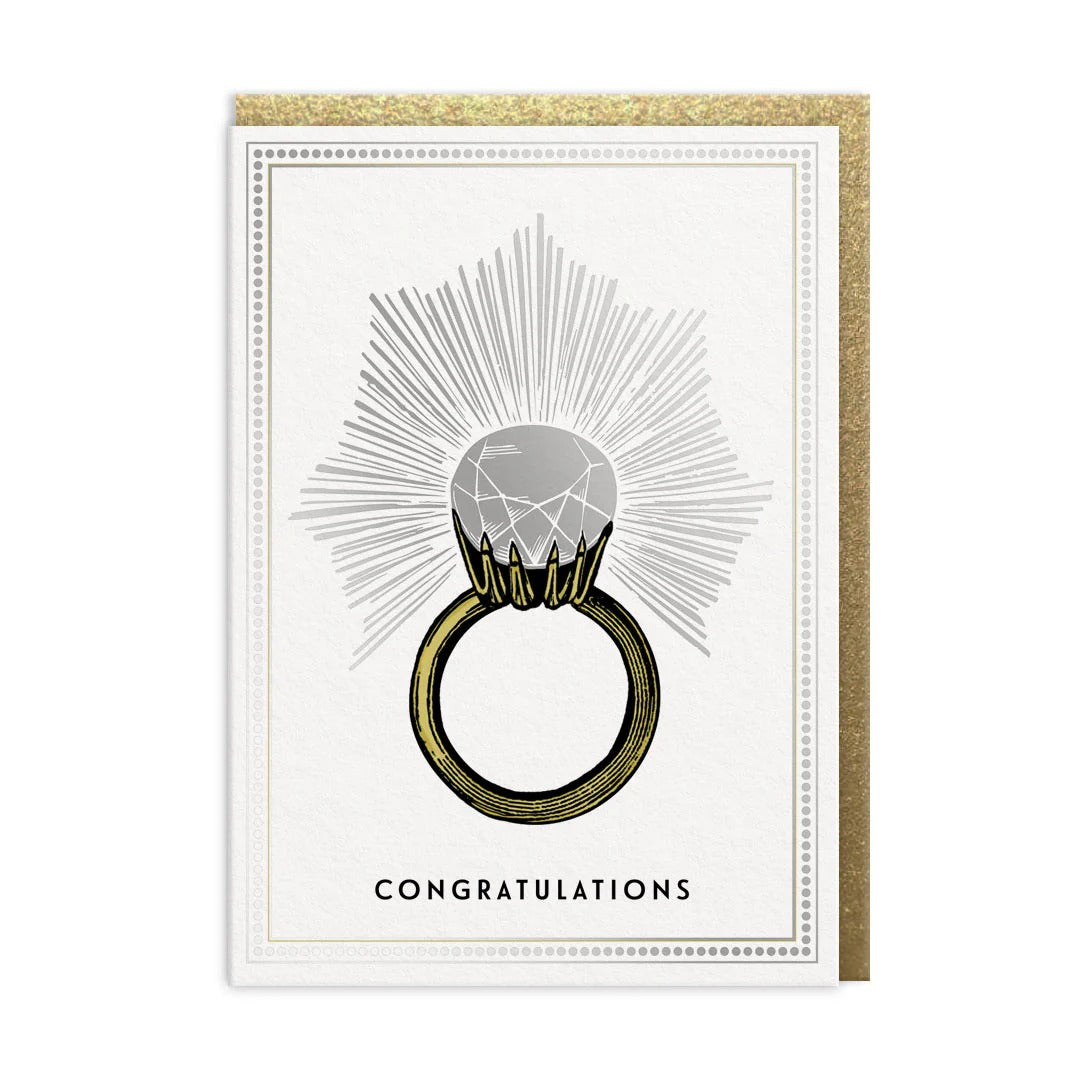 OHH DEER Greeting Card Engagement Congrats