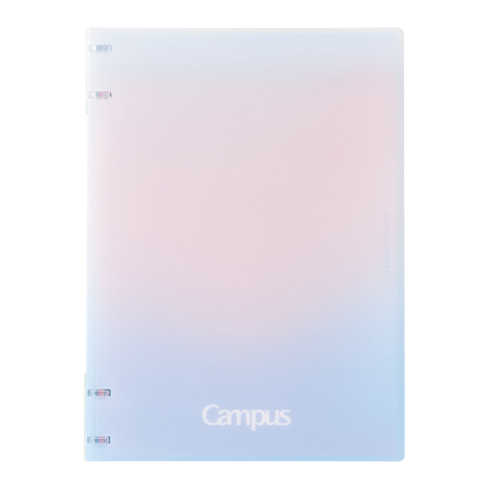 KOKUYO Campus Positive & Relax 4-Hole Binder Notebook B5 40-Sheets Sky Blue