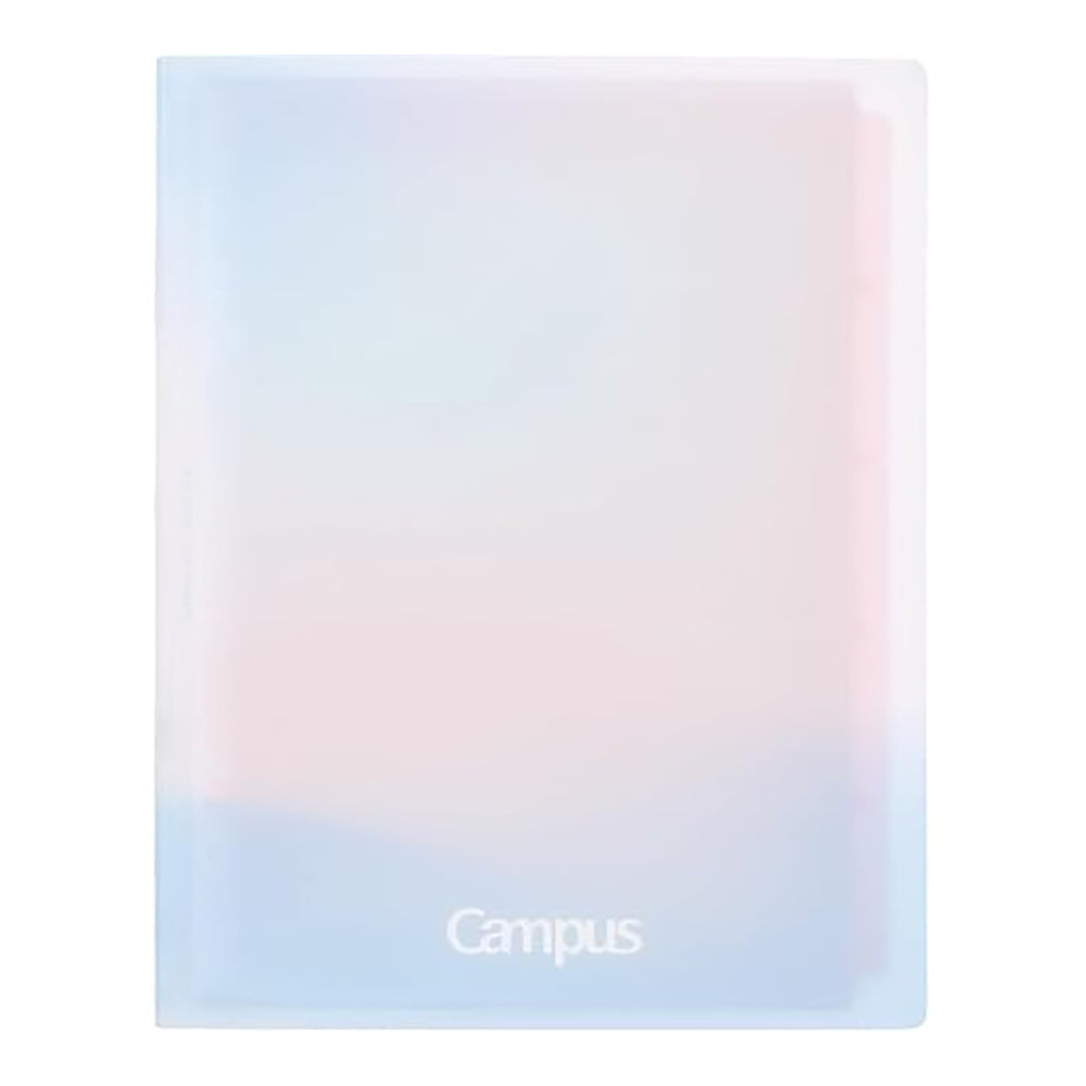 KOKUYO Campus Positive & Relax Quick Snap Binder Notebook B5 80-Sheets Sky Blue