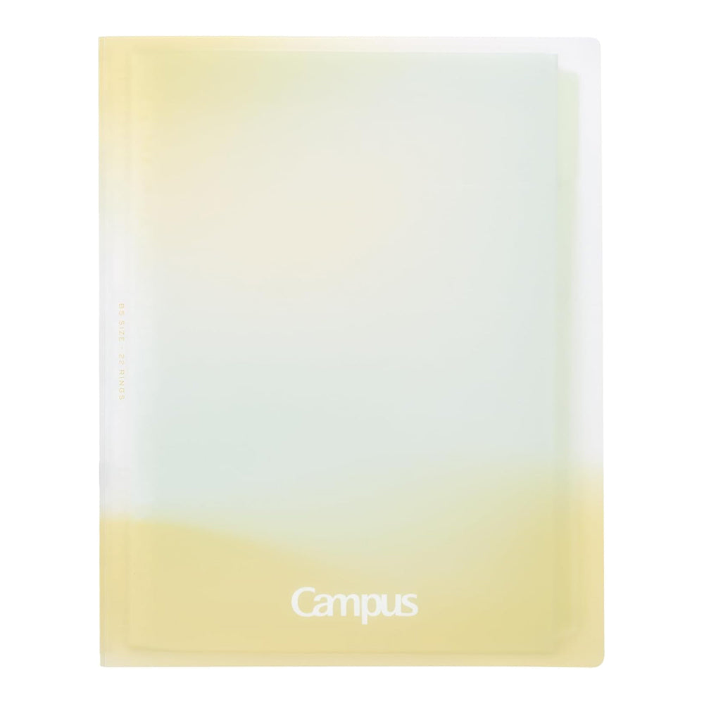 KOKUYO Campus Positive & Relax Quick Snap Binder Notebook B5 80-Sheets Sun Yellow