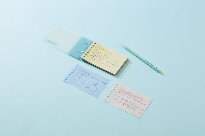 KOKUYO Campus Color Loose Leaf A7 Line 6mm 75-Sheets (25-Sheets x 3 Colors)