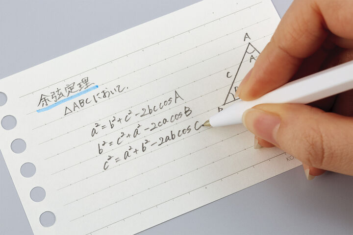 KOKUYO Silky Smooth Loose Leaf Line 6mm 50-Sheets A7