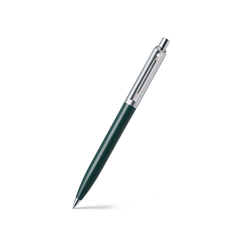 SHEAFFER Sentinel 321 Green Brushed Chrome Ballpoint Pen