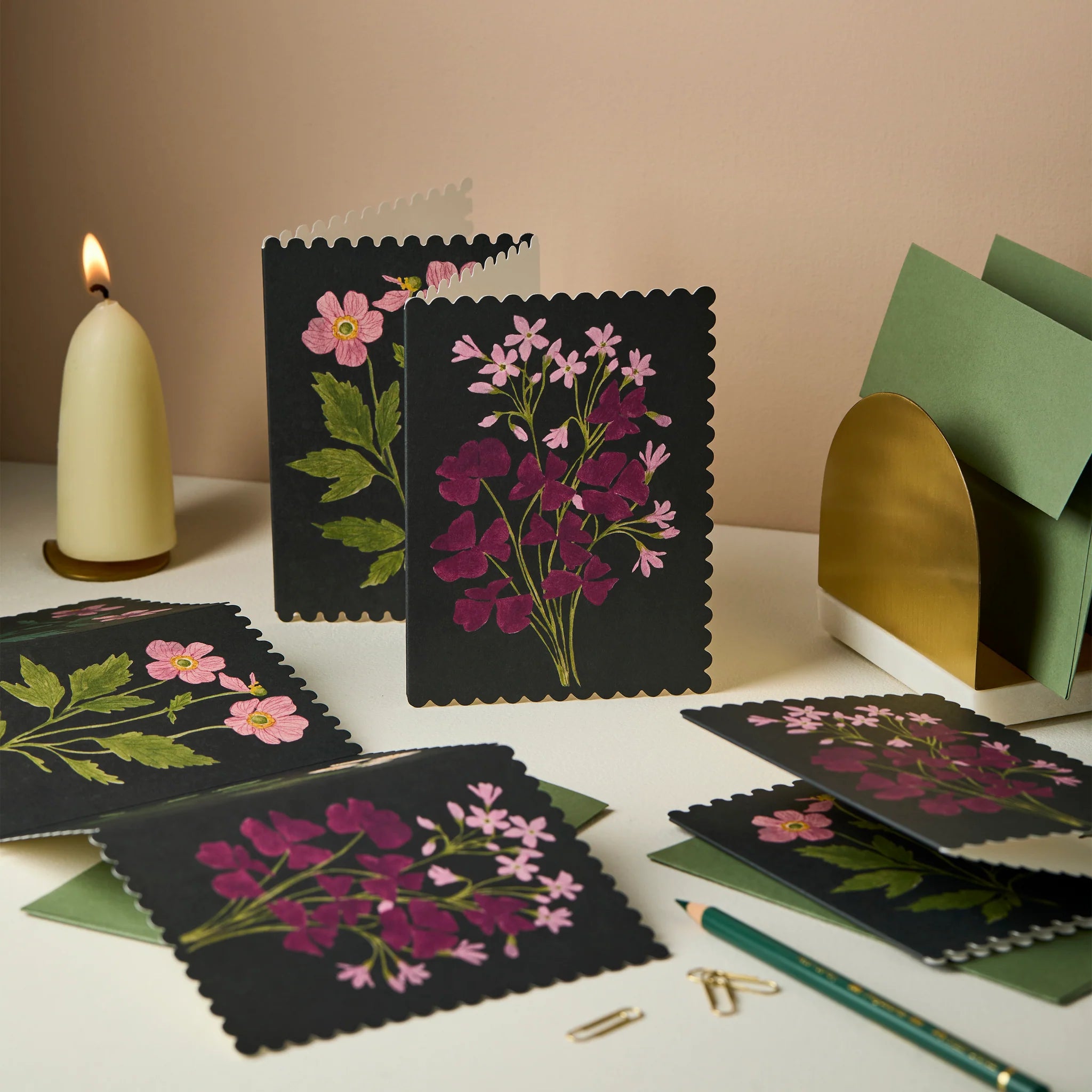 WANDERLUST PAPER CO Concertina Card Botanical
