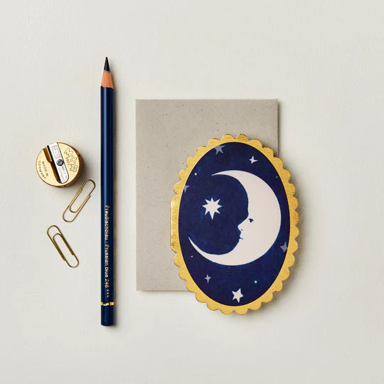 WANDERLUST PAPER CO Mini Card Moon