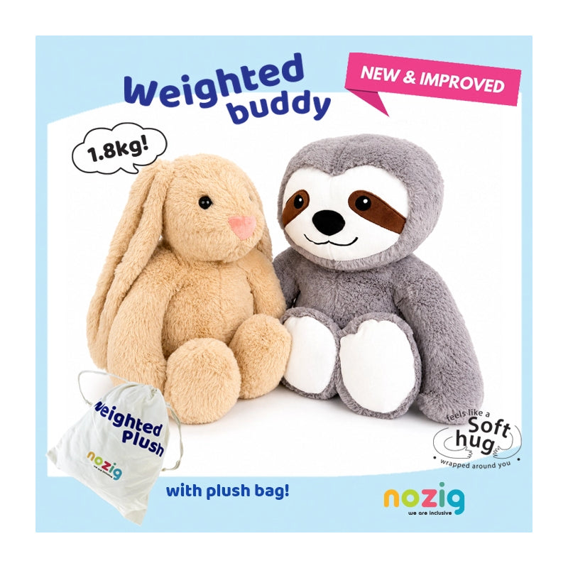 NOZIG Weighted Plush Toy For Sensory Seekers Berry Bear (1kg)