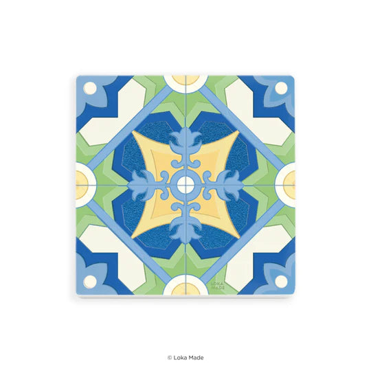 LOKAMADE Tales of Tiles Mosaic Coaster Baba Voyager