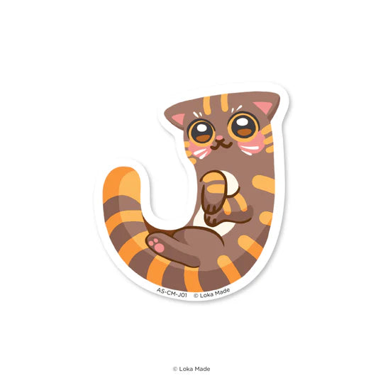 LOKAMADE Comeow Waterproof Sticker J