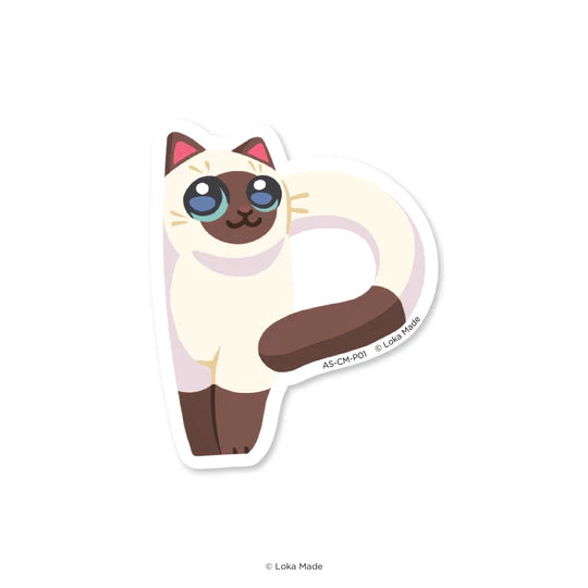 LOKAMADE Comeow Waterproof Sticker P