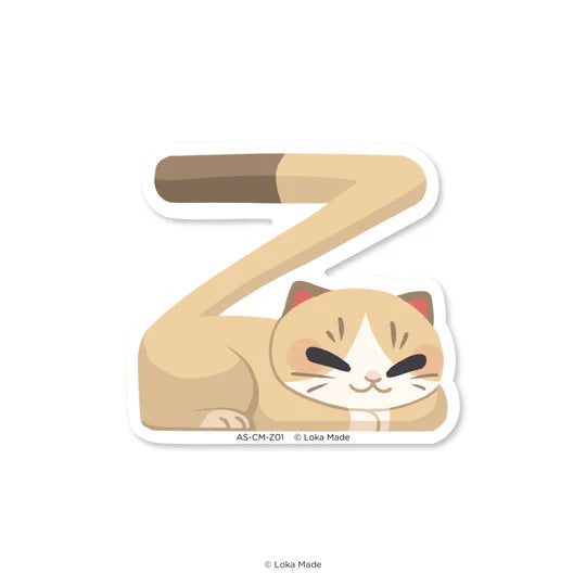 LOKAMADE Comeow Waterproof Sticker Z