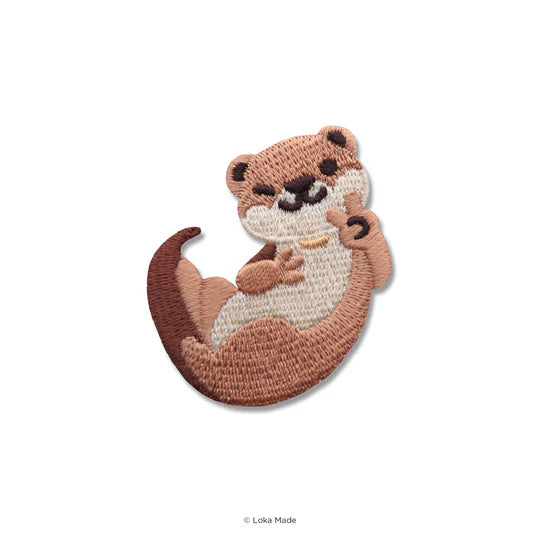 LOKAMADE Loka Patch Embroidery Sticker Otter