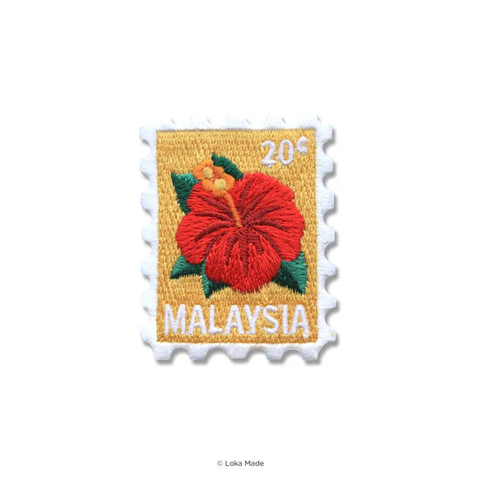LOKAMADE Loka Patch Embroidery Sticker Malaysia Stamp