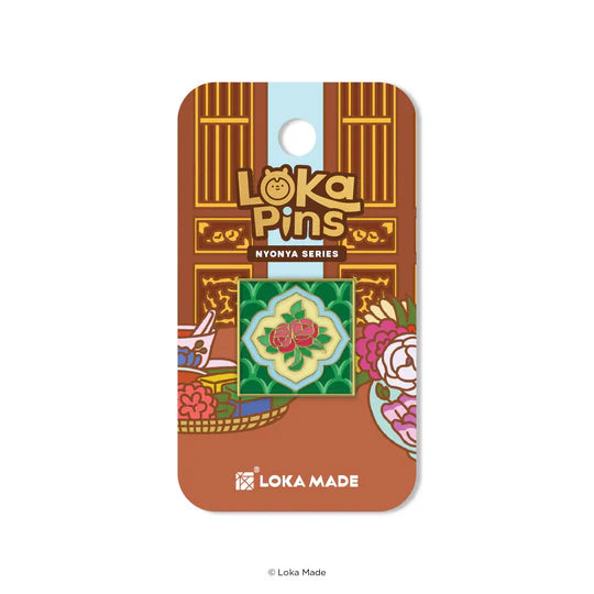 LOKAMADE Loka Pin Red Rose Tile