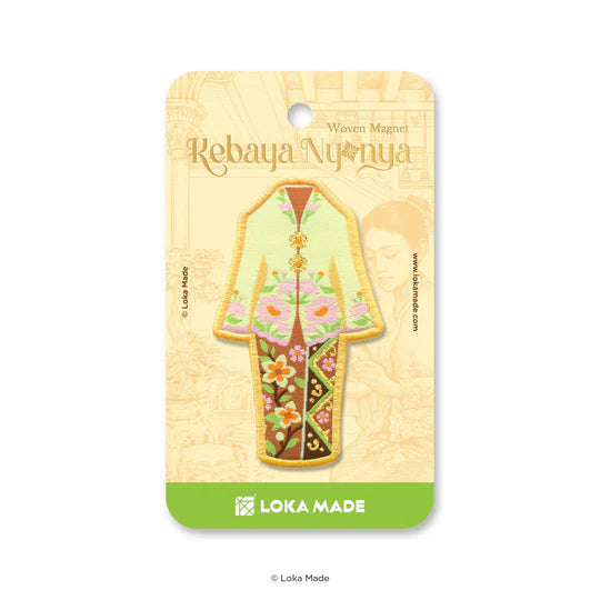 LOKAMADE Kebaya Nyonya Embroidery Magnet Sri Suria