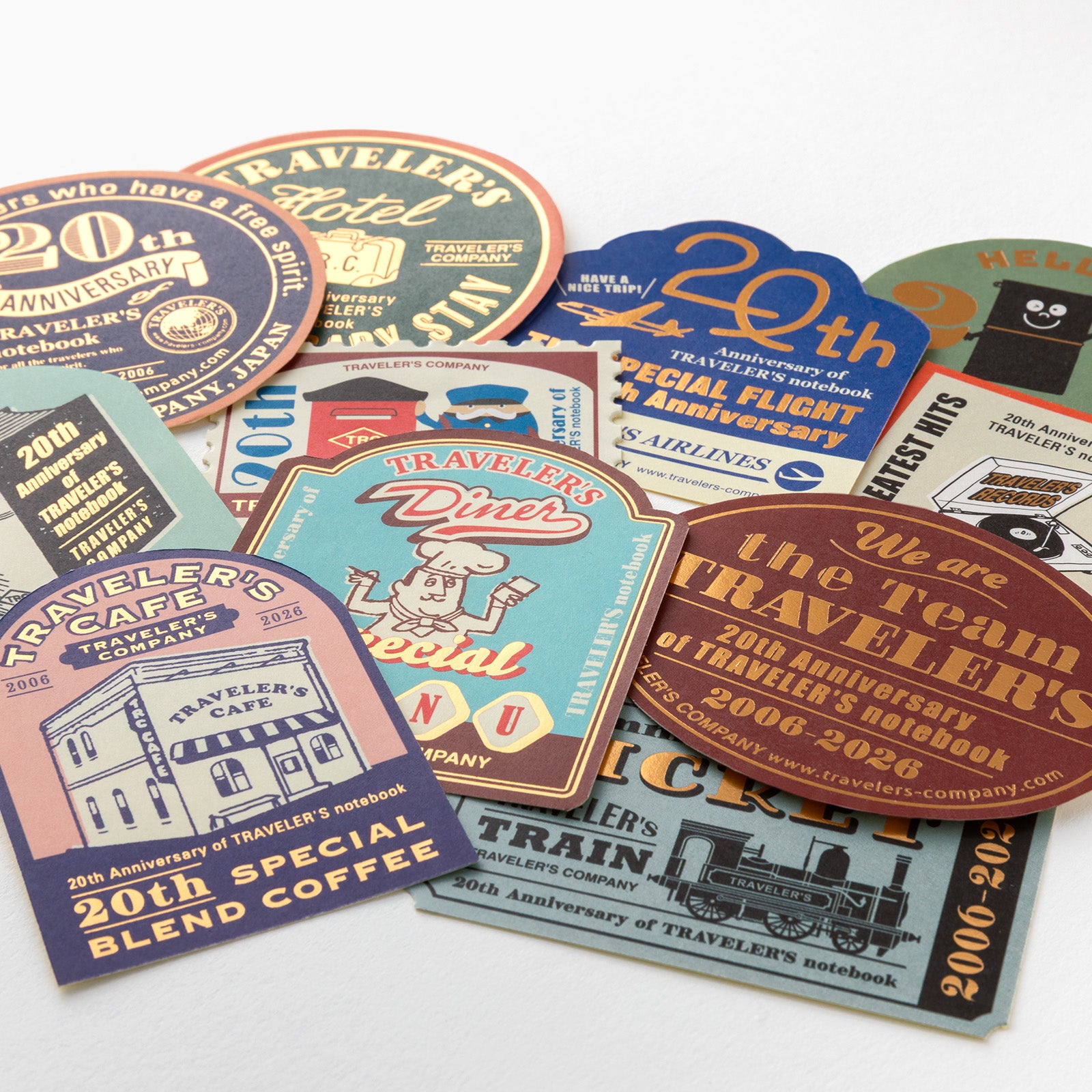 TRAVELERS NOTEBOOK 20th Anniversary Customization Set