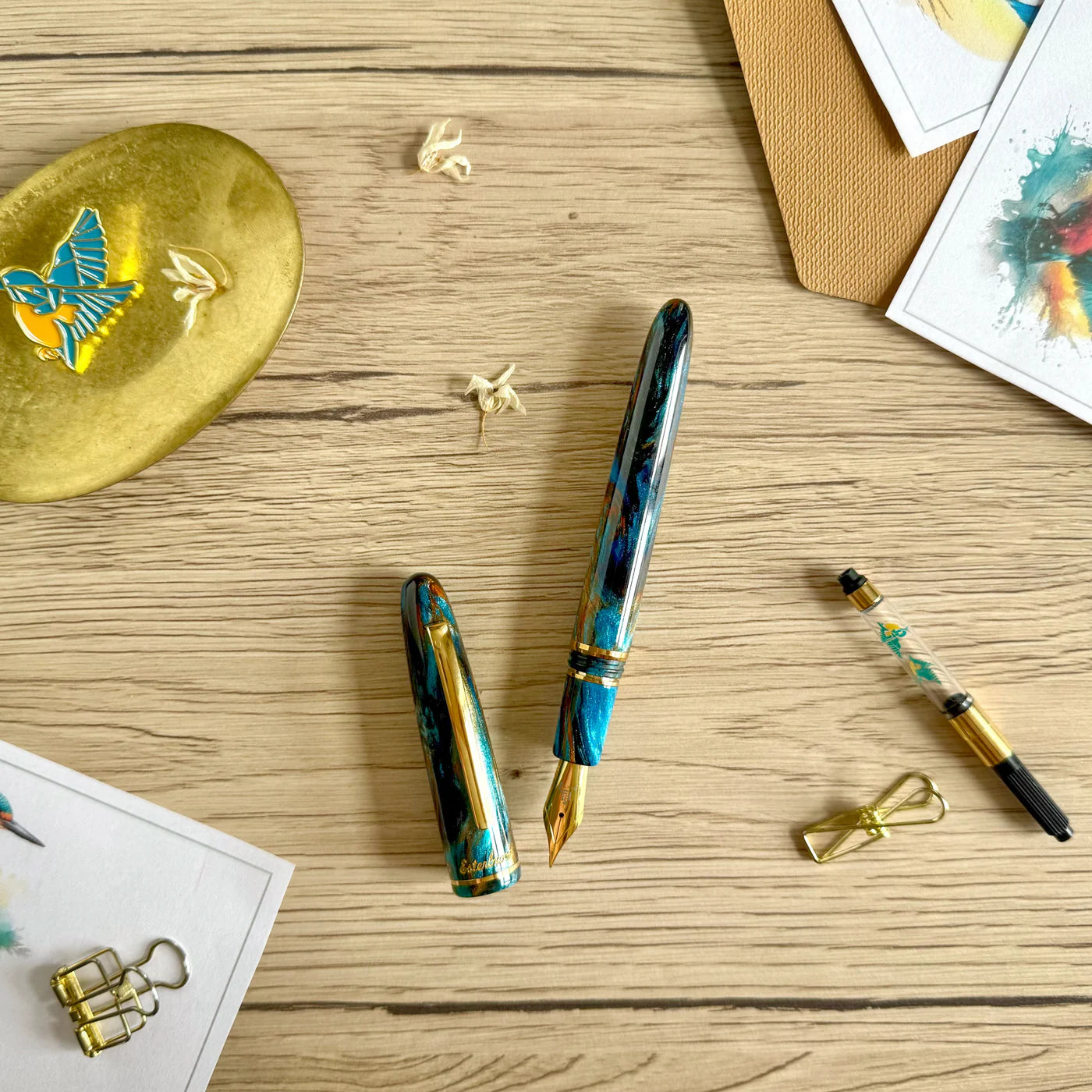 ESTERBROOK x Bungubox Kingfisher Fountain Pen Medium