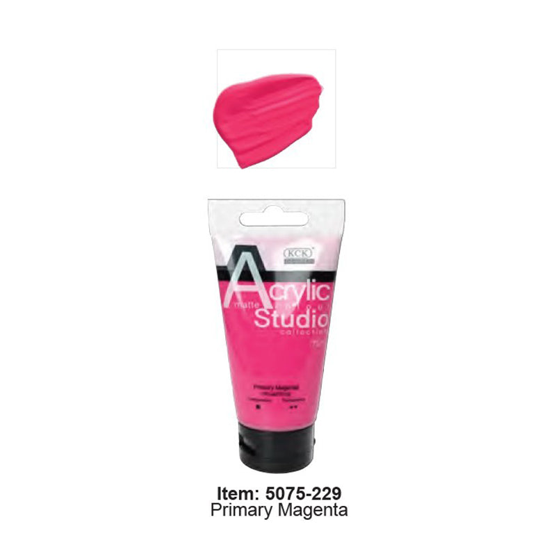 KCK Studio Acrylic 75ml / #229 Primary Magenta