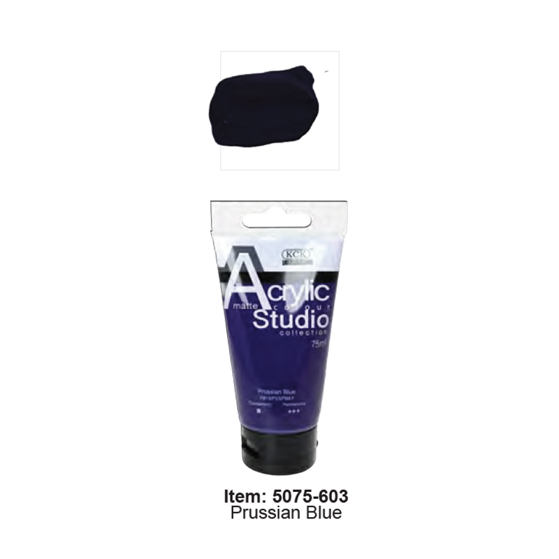 KCK Studio Acrylic 75ml / #603 Prussian Blue