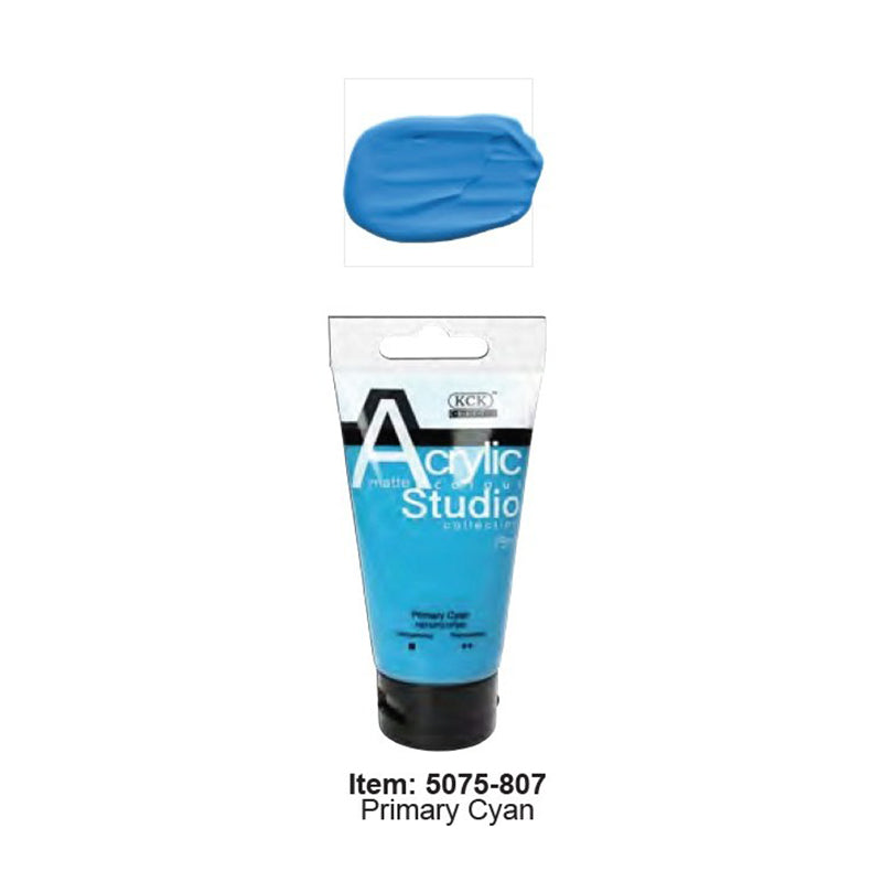 KCK Studio Acrylic 75ml / #807 Primary Cyan