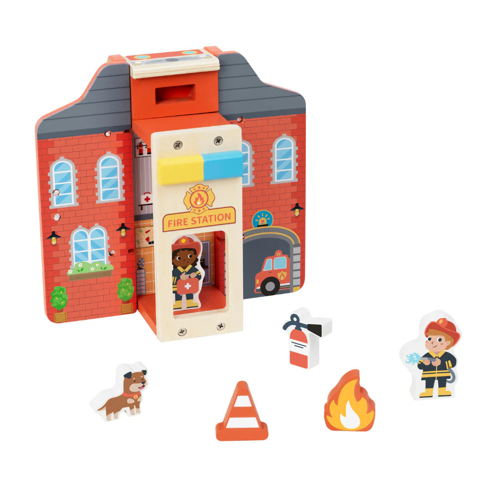 TOOKY TOY Fire Truck Set