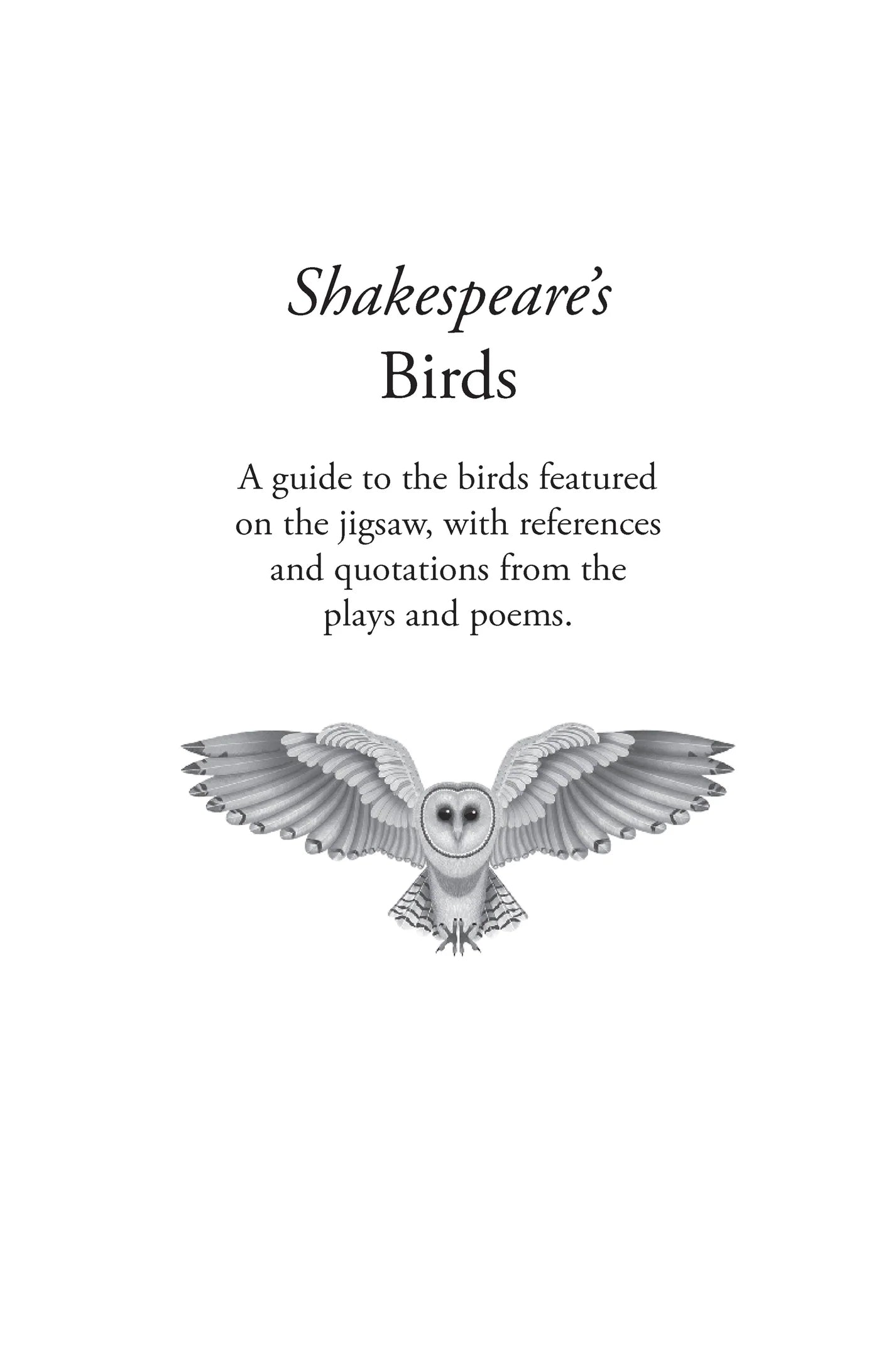 Shakespeare's Birds