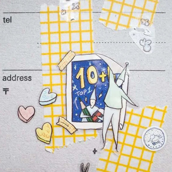 MODAIZHI PET Tape Stationery Elf Sample Roll (100cm per cycle)