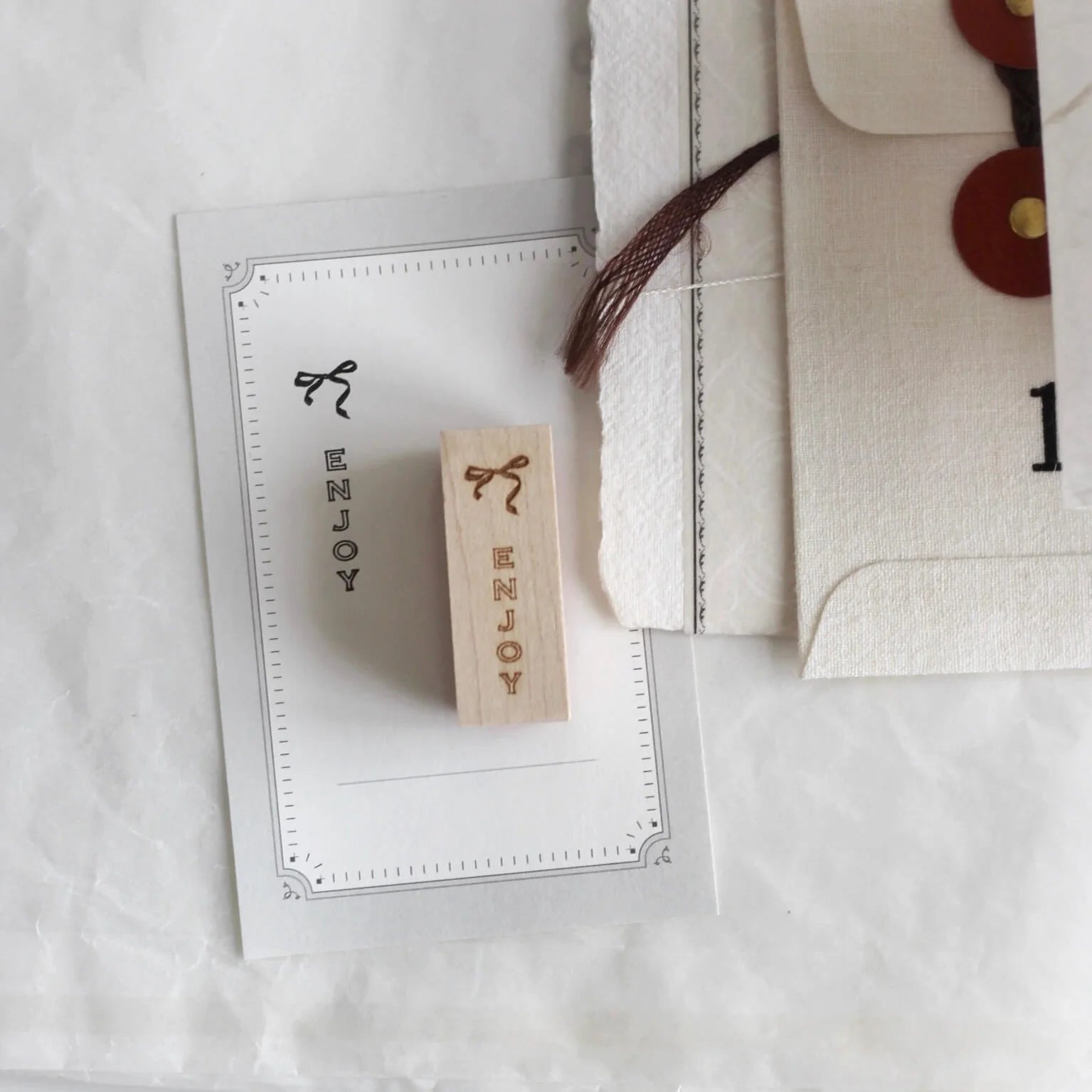 NYRET Rubber Stamp Collection: Vol.14 Words For Days No. 96 Enjoy