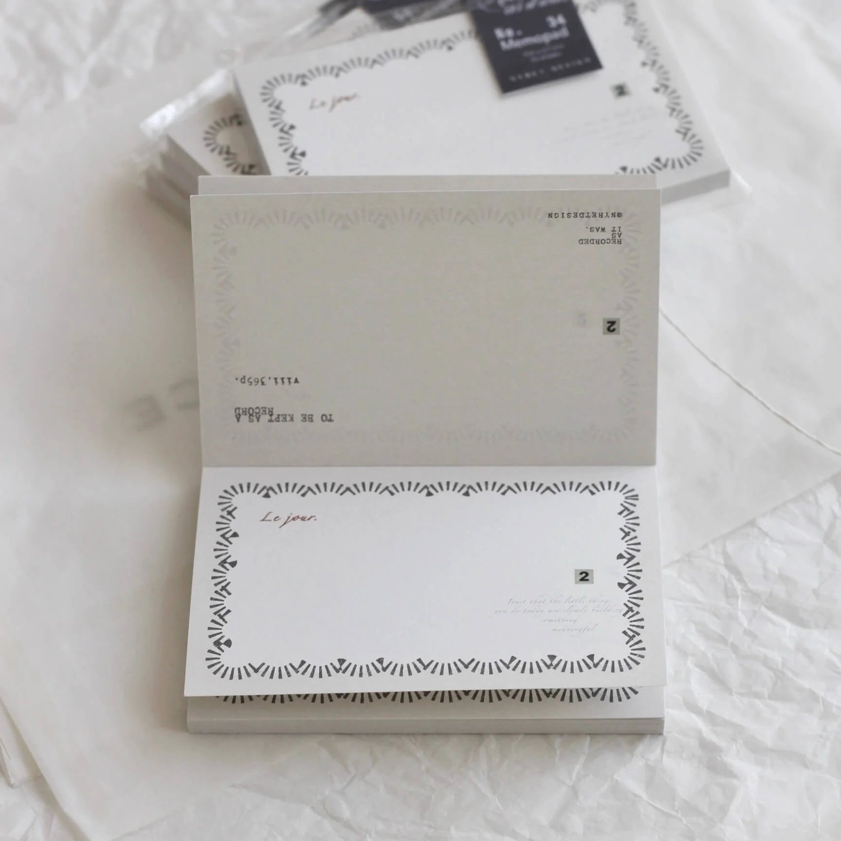 NYRET Memo Pad: Recorded As It Was No.34