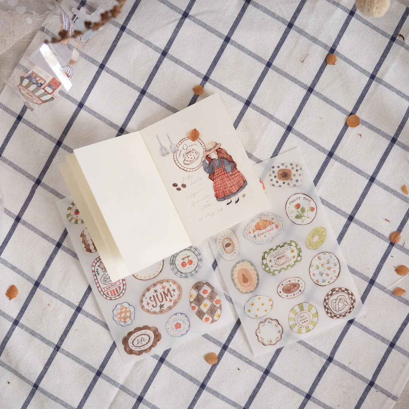 SHO Little Happiness Happiness Print-On Stickers Plates