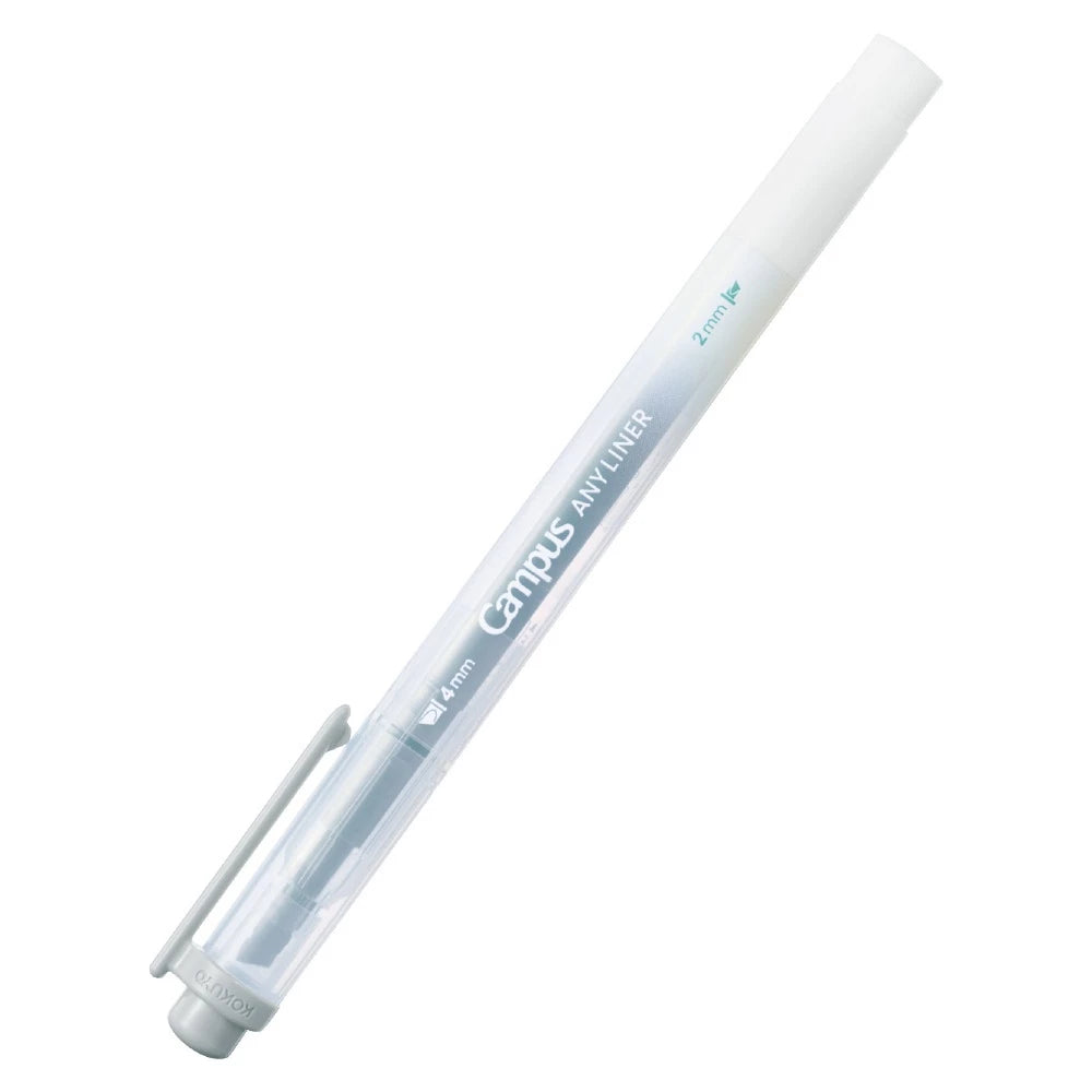 KOKUYO Campus Any Liner Highlighter 4mm/2mm Dual Tip Smoke Gray (WPM2-15)