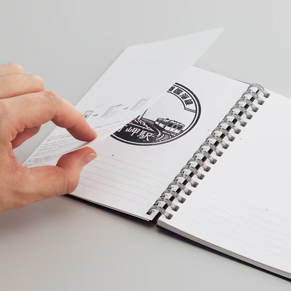 LIHIT LAB Stamp Notebook A6 #3 Red
