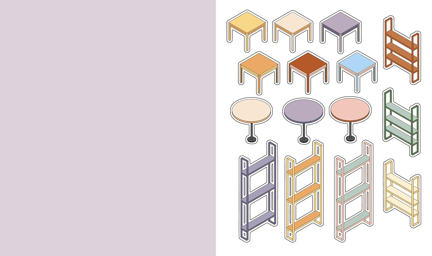 Cute 'N' Cozy Sticker Therapy: Convenience Stores by Zenny Abanales