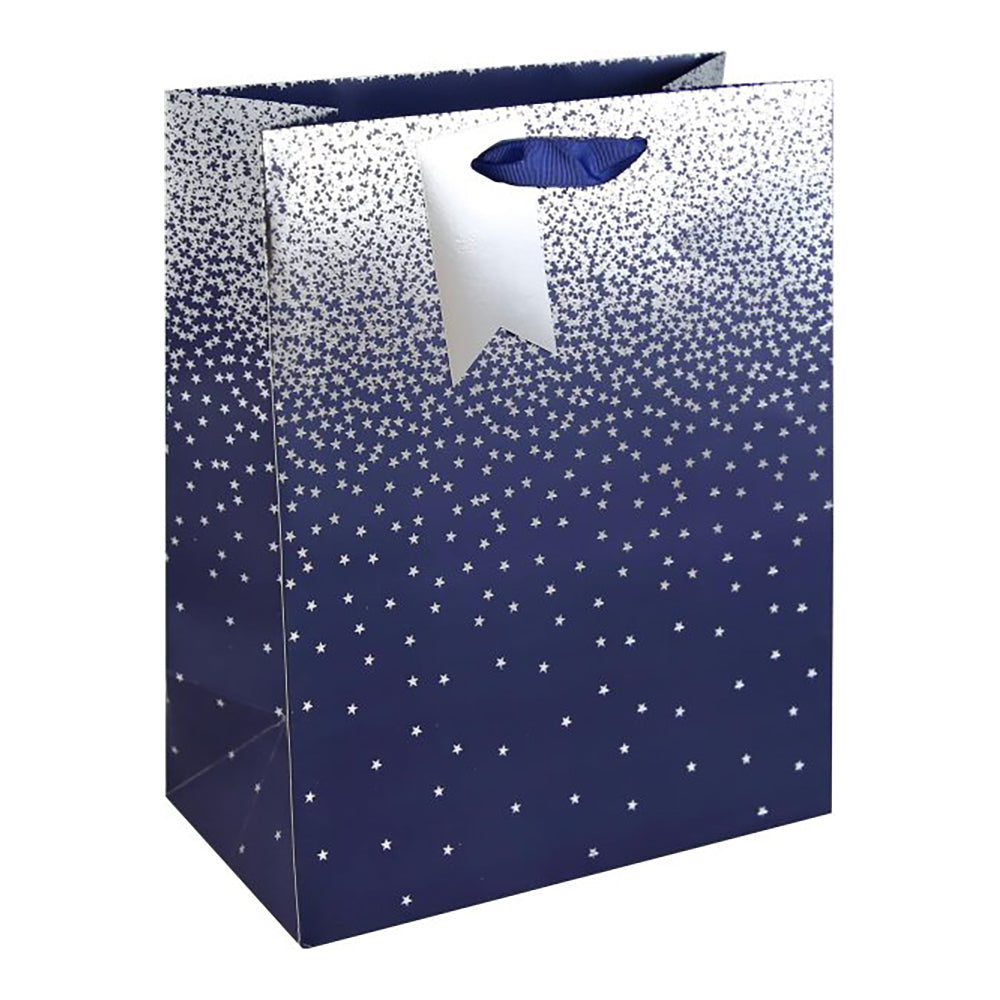 EUROWRAP Gift Bag Large Navy Ombre