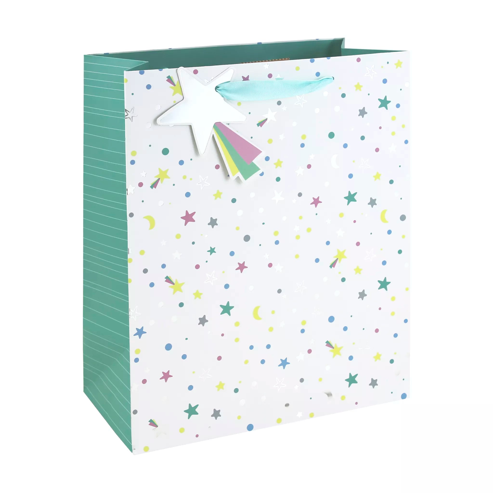 EUROWRAP Gift Bag Large Baby Spots