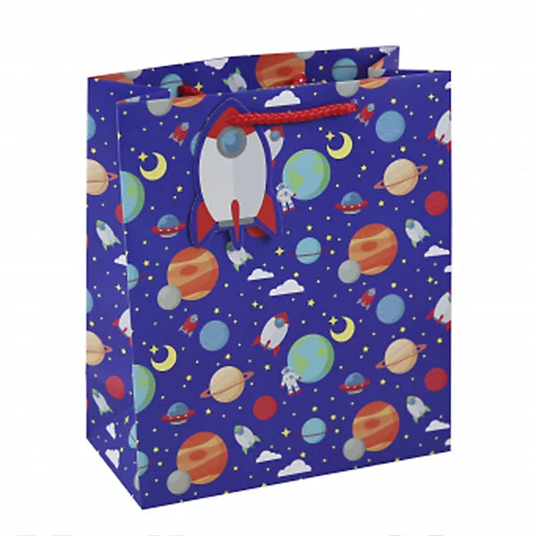 EUROWRAP Gift Bag Medium Spaceman