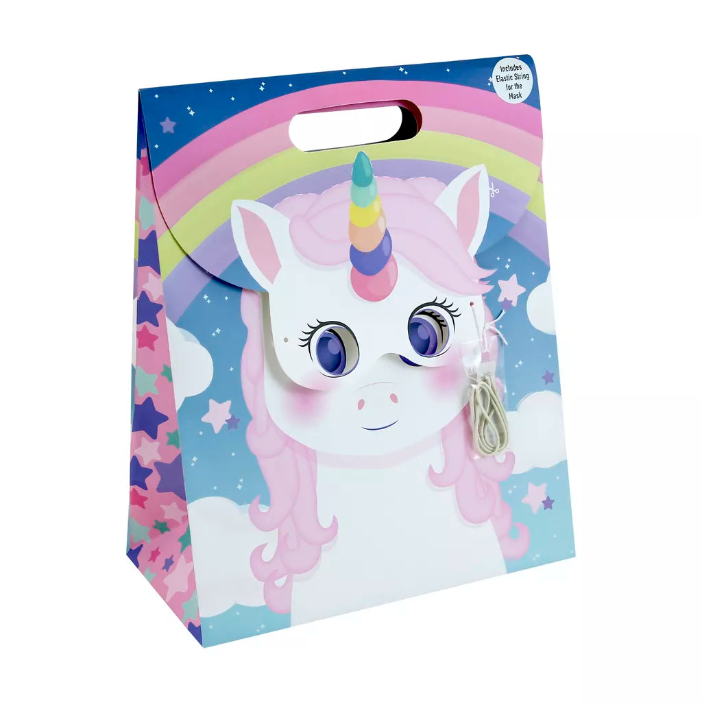 EUROWRAP Gift Bag Unicorn Mask