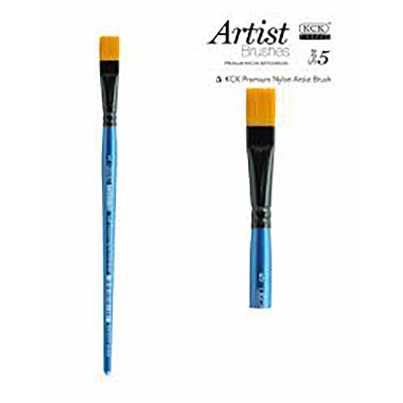 KCK Golden Nylon Brush Flat 568F #5