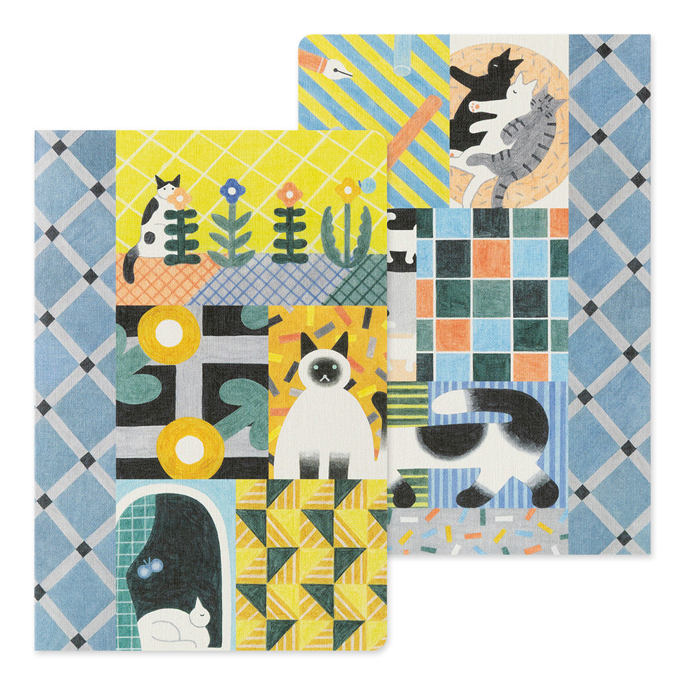 MIDORI Yuru Log Notebook B6 Cat A