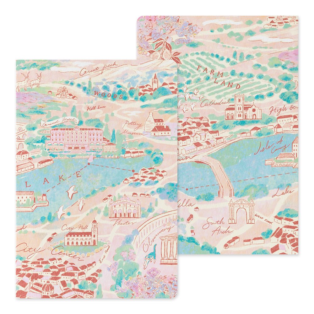 MIDORI Yuru Log Notebook B6 Travel & Hotel A