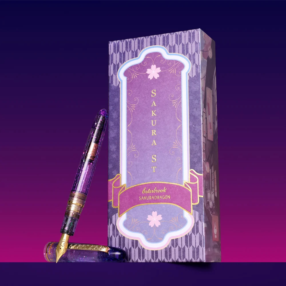ESTERBROOK Estie x Sakuradragon Sakura Street Fountain Pen Medium