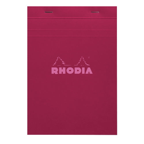 RHODIA Colors Matched Ruling Head Stapled Pad No.16 A5 14.8x21cm 5x5 Sq Plum