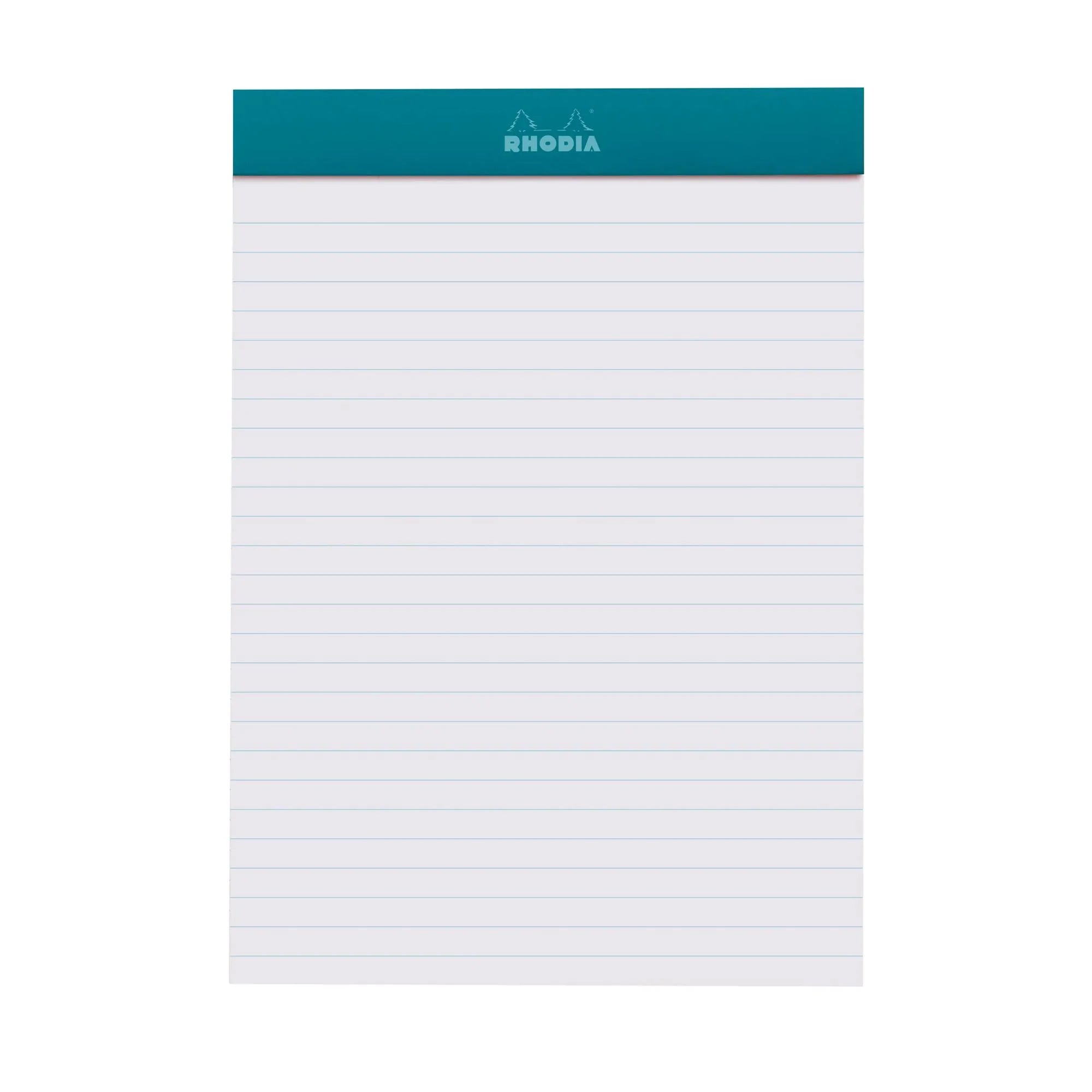 RHODIA Colors Matched Ruling Head Stapled Pad No.16 A5 14.8x21cm Lined Peacock