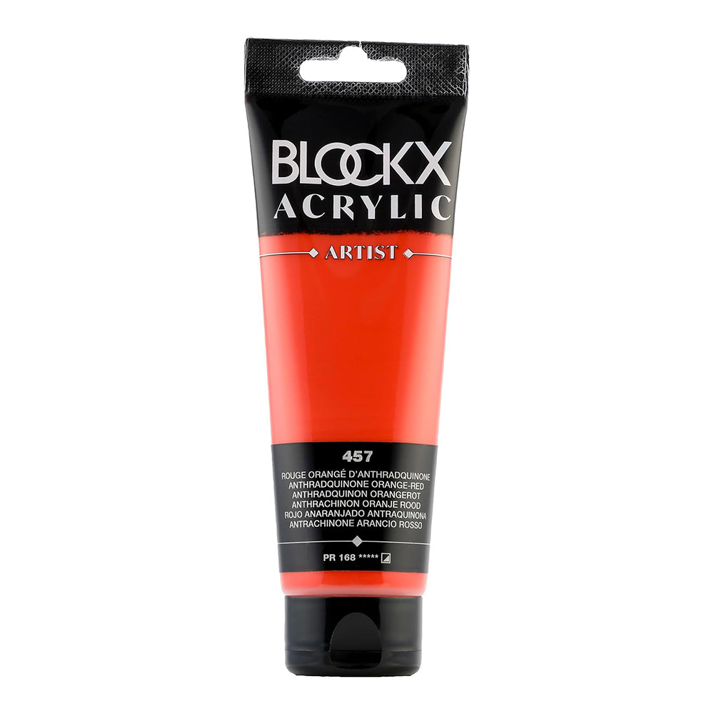 BLOCKX Artist Acrylic 120ml Anthradquin Orange (457)