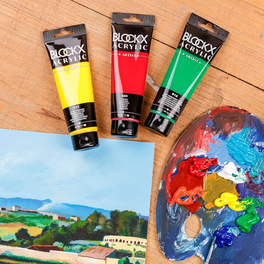 BLOCKX Artist Acrylic 120ml Blockx Red (455)