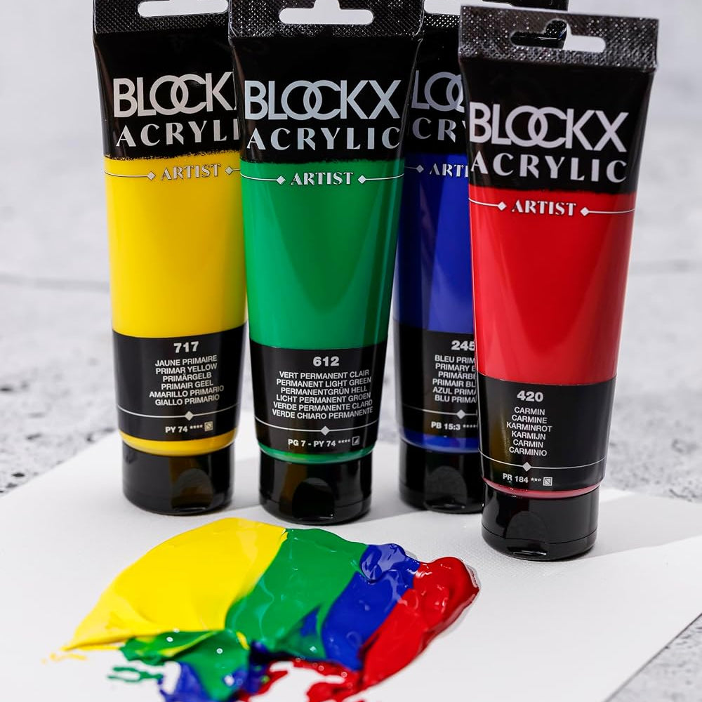 BLOCKX Artist Acrylic 120ml Blockx Red (455)