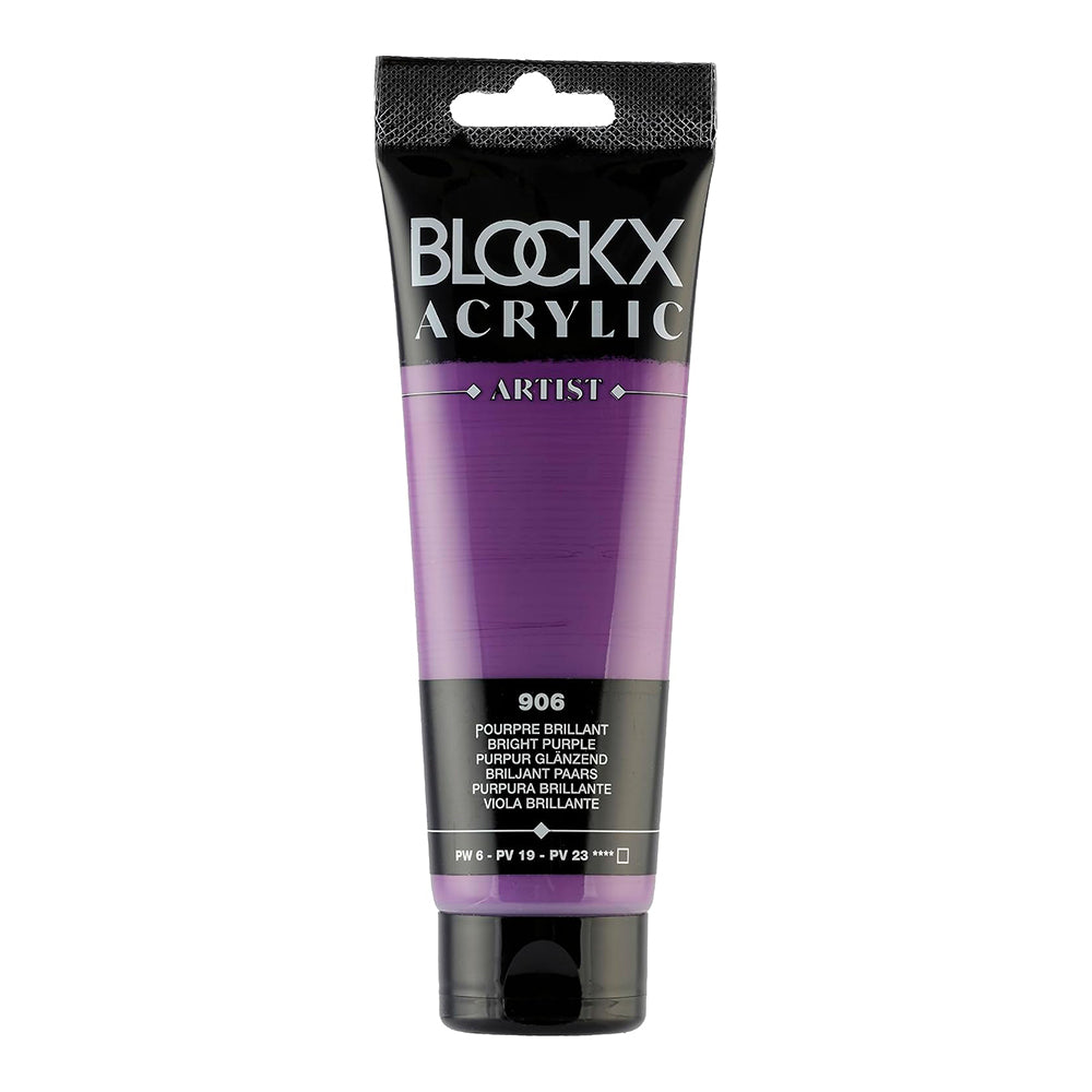 BLOCKX Artist Acrylic 120ml Bright Purple (906)