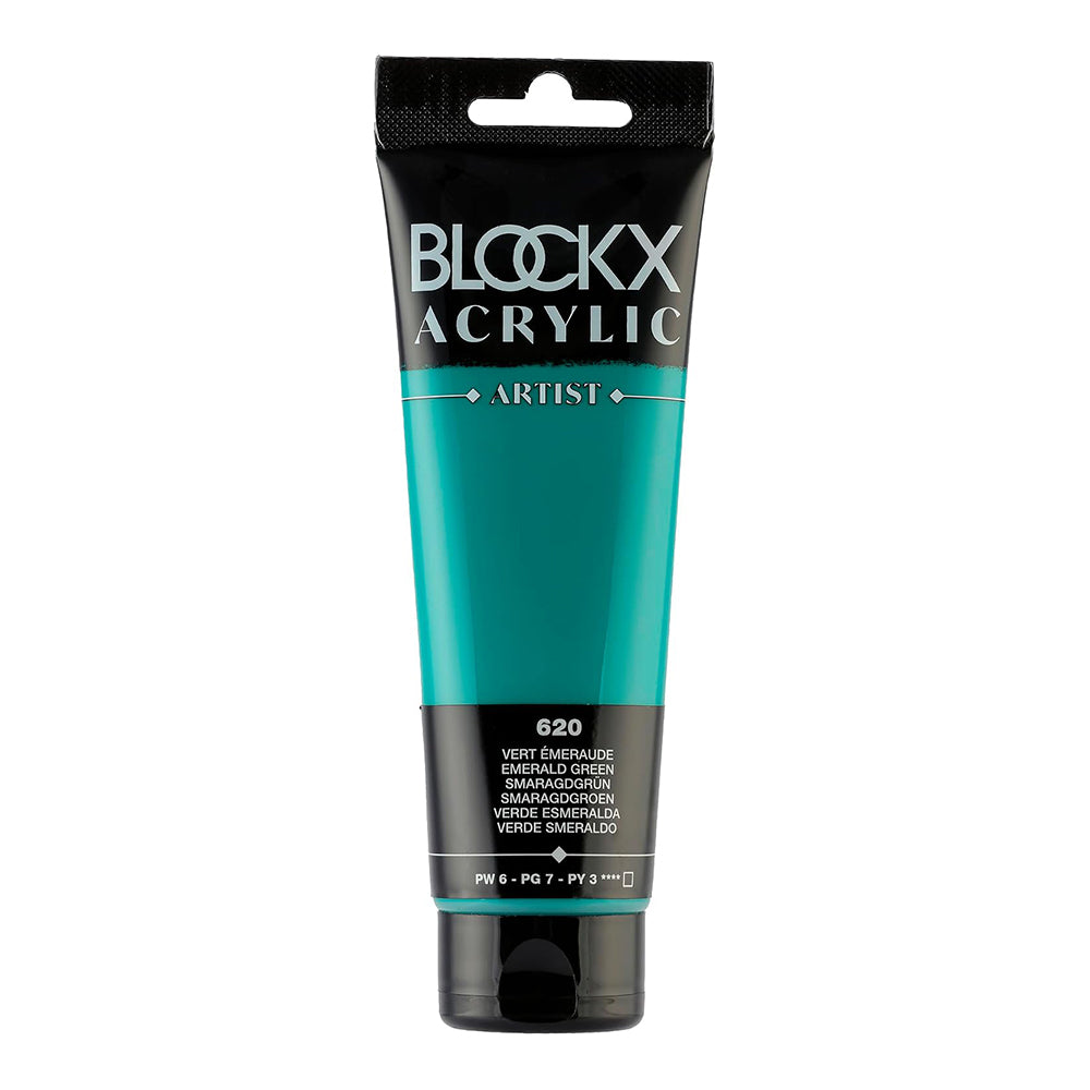 BLOCKX Artist Acrylic 120ml Emerald Green (620)