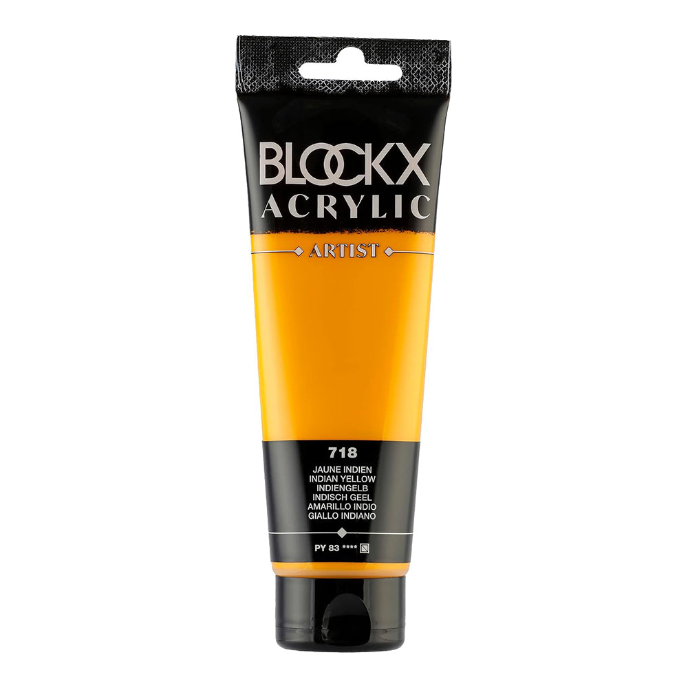 BLOCKX Artist Acrylic 120ml Indian Yellow (718)